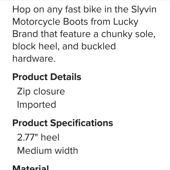 NWB LUCKY BOOTS - Picture 5 of 5